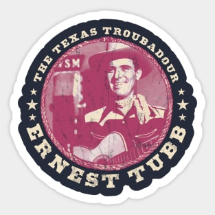 Ernest Tubb - The Texas Troubadour RETRO Sticker